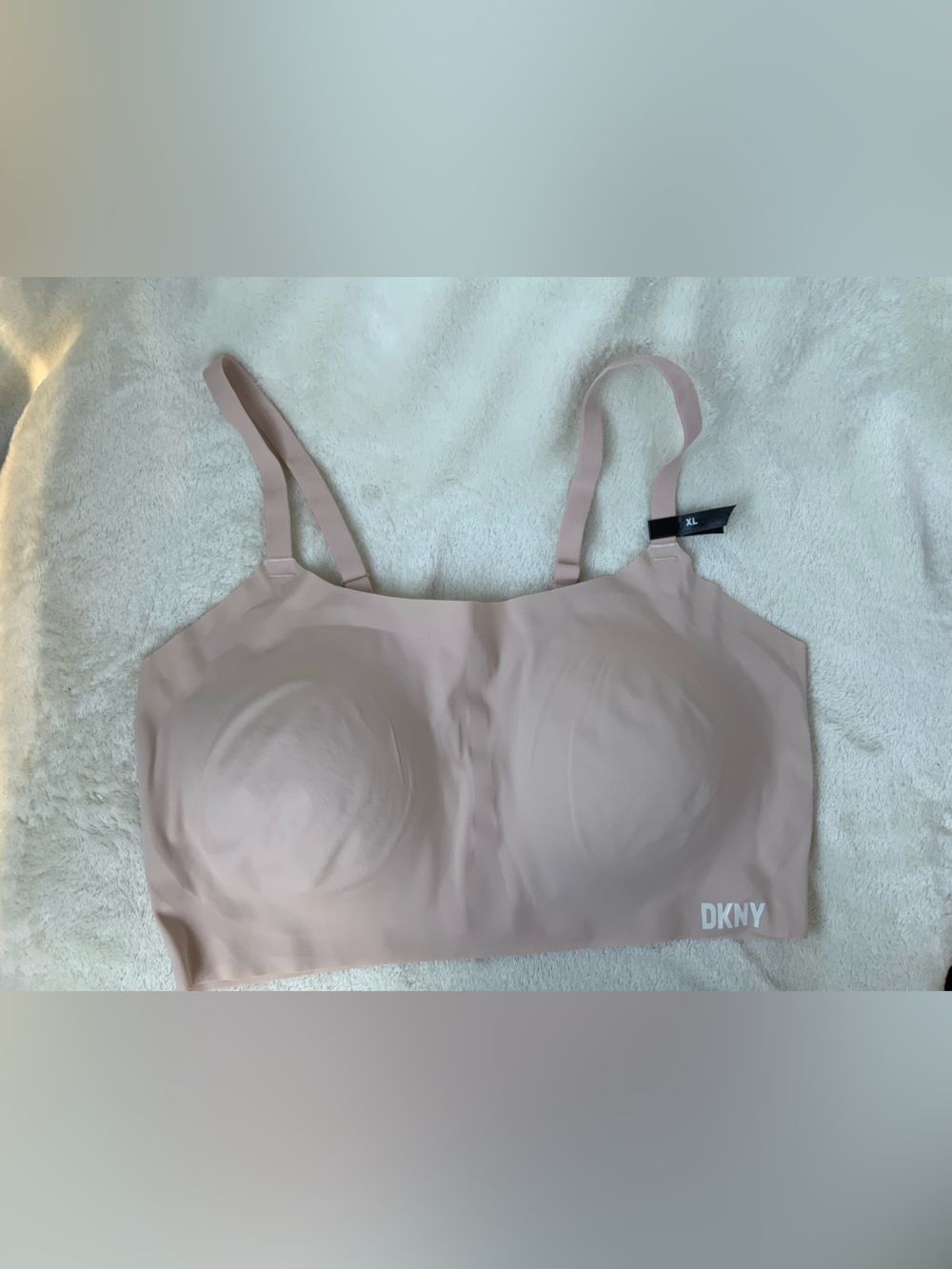 DKNY Laser Cut Scoop Bralette - Picture 2 of 4